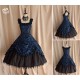 Miss Point Night Lily Drawstring Hem Short and Long JSK(Reservation/4 Colours/Full Payment Without Shipping)